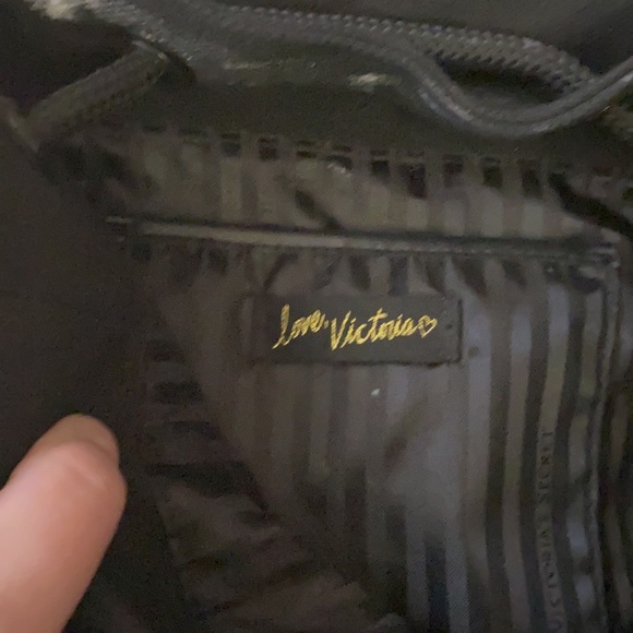 Victoria’s Secret sequin black backpack brand new never used. - Picture 2 of 4